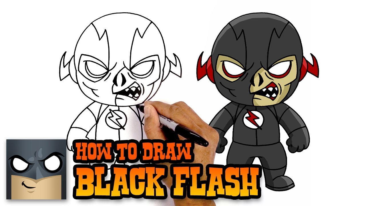 1280x720 How To Draw Black Flash Awesome Step