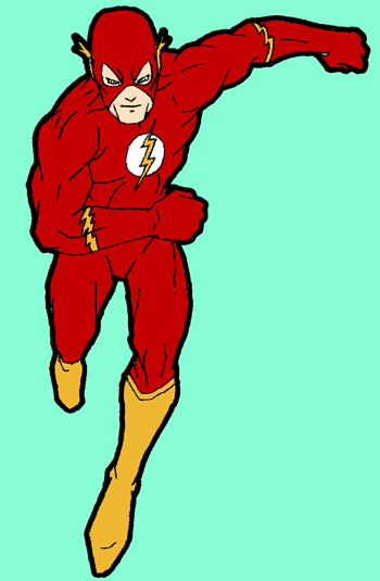 350x535 How To Draw Flash From Dc Comics With Easy Step