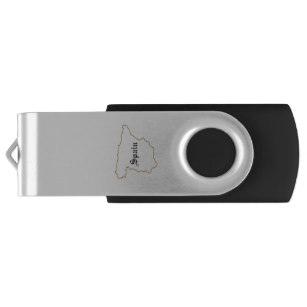 307x307 Outline Drawing Usb Flash Drives Thumb Drives Zazzle