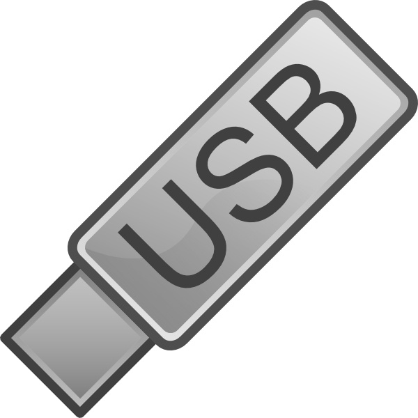 600x600 Usb Flash Drive Icon Clip Art Free Vector In Open Office Drawing