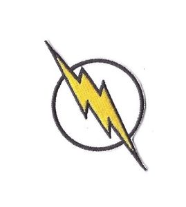 269x300 flash logo iron on sew on patch embroidered badge barry allen tv