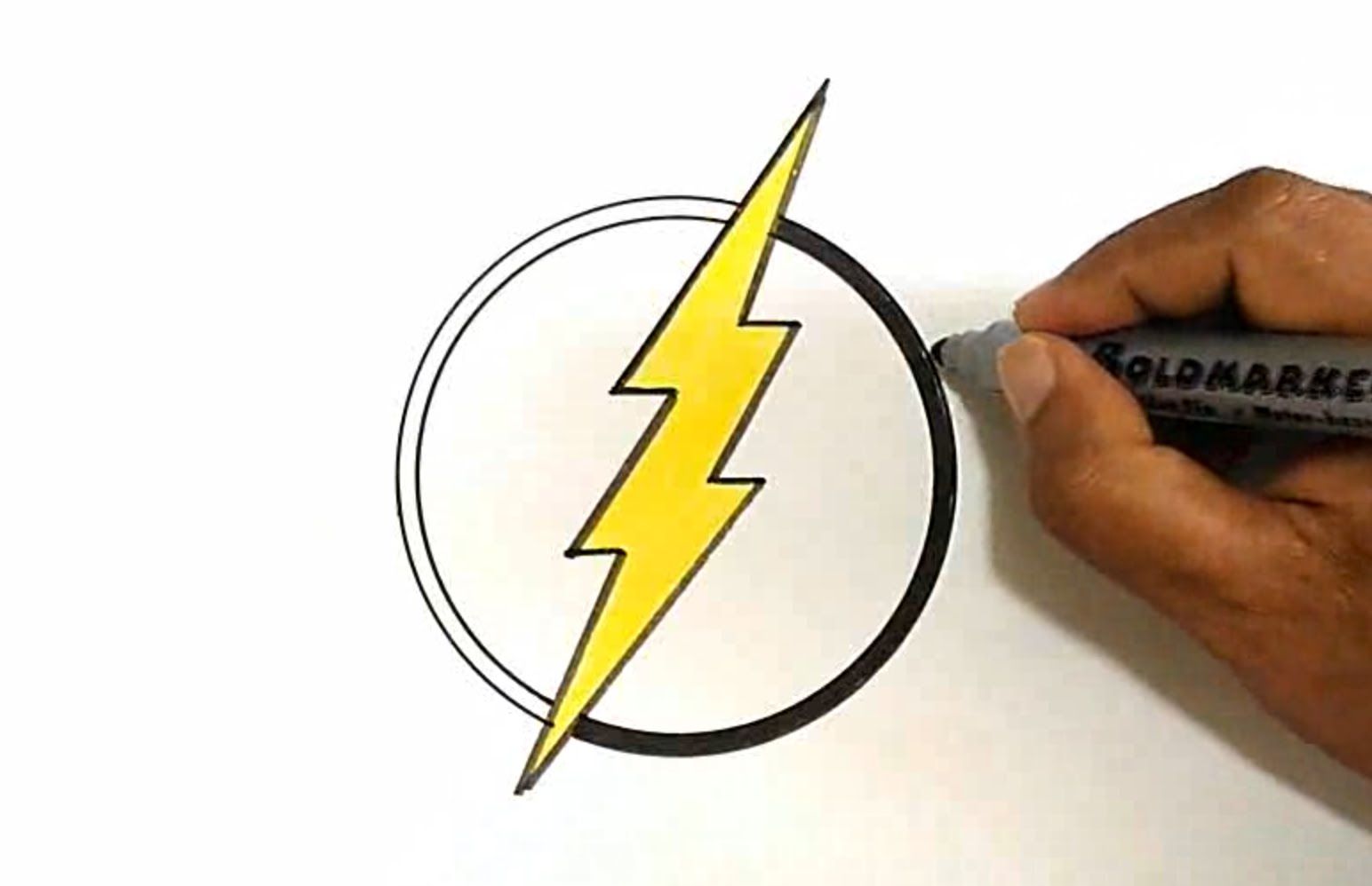 1544x998 Learn How To Draw The Flash Logo In This Step