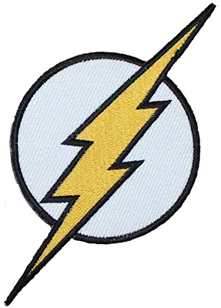 434x606 The Flash Logo Badge Embroidered Patch Sew On Or Iron