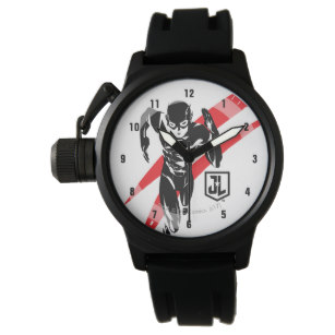 307x307 Black White Pop Art Drawing Wrist Watches Zazzle