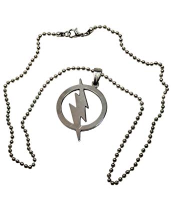 342x428 Flash Style Symbol Stainless Steel Pendant On A Inch Ball