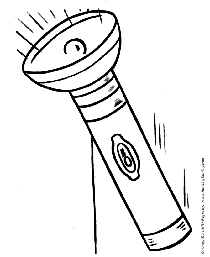 670x820 Easy Coloring Pages Flashlight Activities Coloring Pages