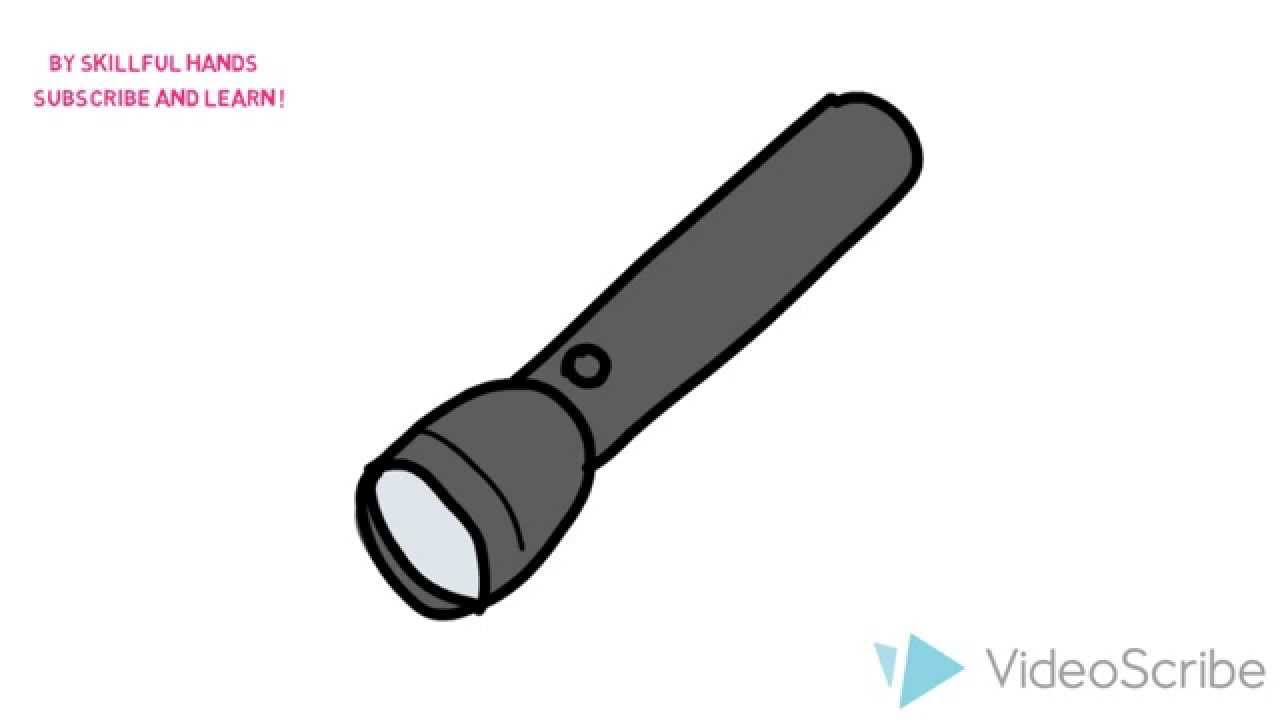 Flashlight Drawing | Free download on ClipArtMag