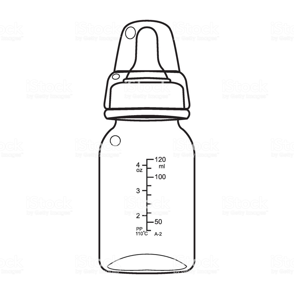 1024x1024 Huge Collection Of 'baby Milk Bottle Drawing' Download More Than