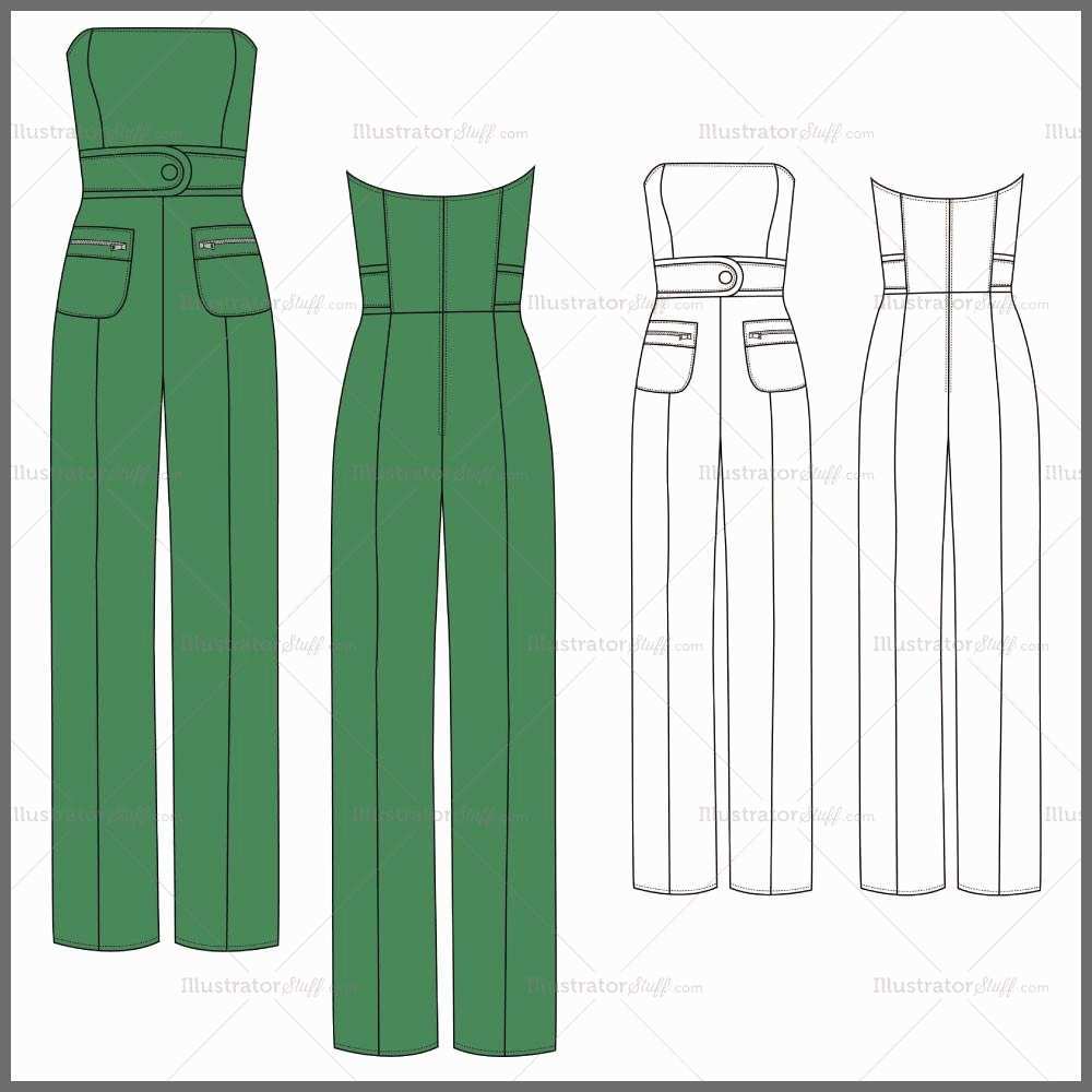 1000x1000 Fashion Design Flat Sketch Lovely Draped Dress Illustrator