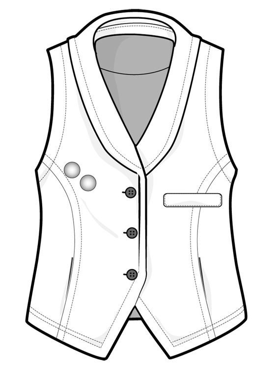 560x747 Tuxedo Drawing Flat For Free Download