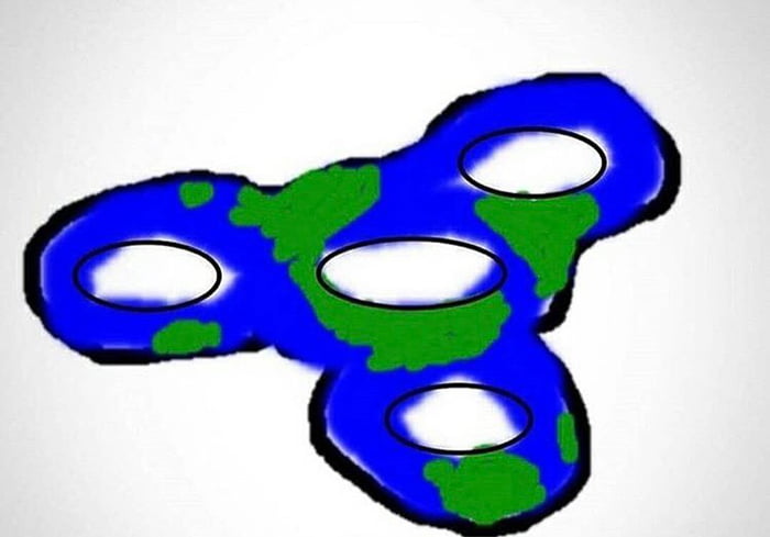 700x489 Earth Is Neither Round Nor Flat Earth Is A Giant Fidget Spinner