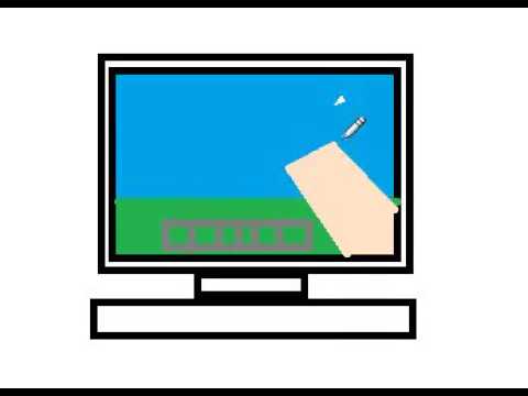 480x360 How To Draw A Tv Screen And Its Playing Minecraft