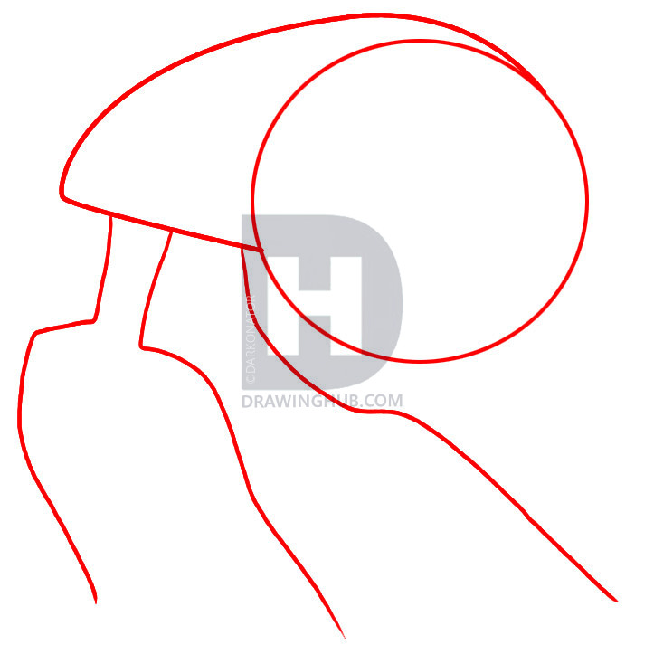 723x713 How To Draw A Flea, Step