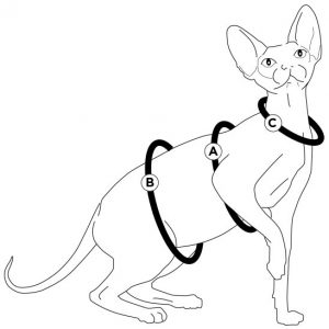 300x300 plain white fleece, cat clothes