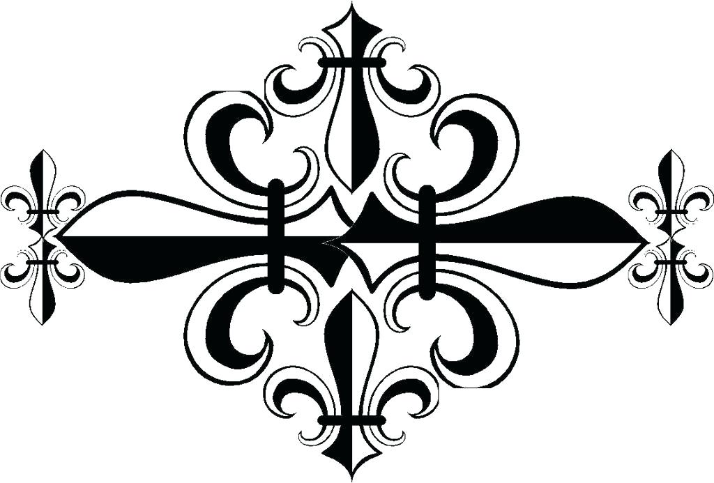 1024x693 Fleur De Lis Coloring