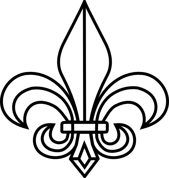 564x594 Fleur De Lis Template Cliparts