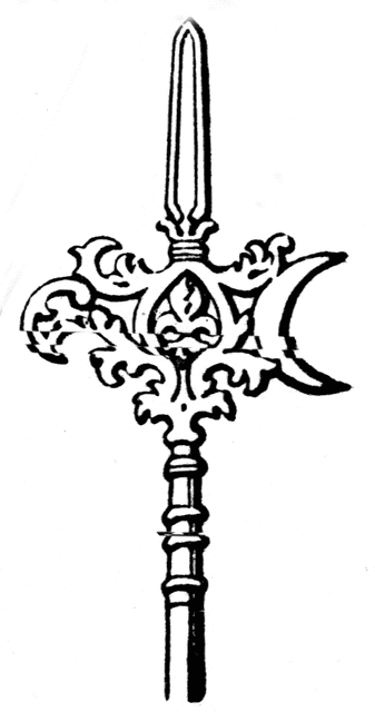 337x640 Halberd, Fleur De Lis Clipart Etc