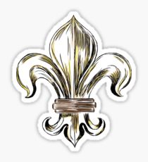 210x230 fleur de lys drawing stickers redbubble