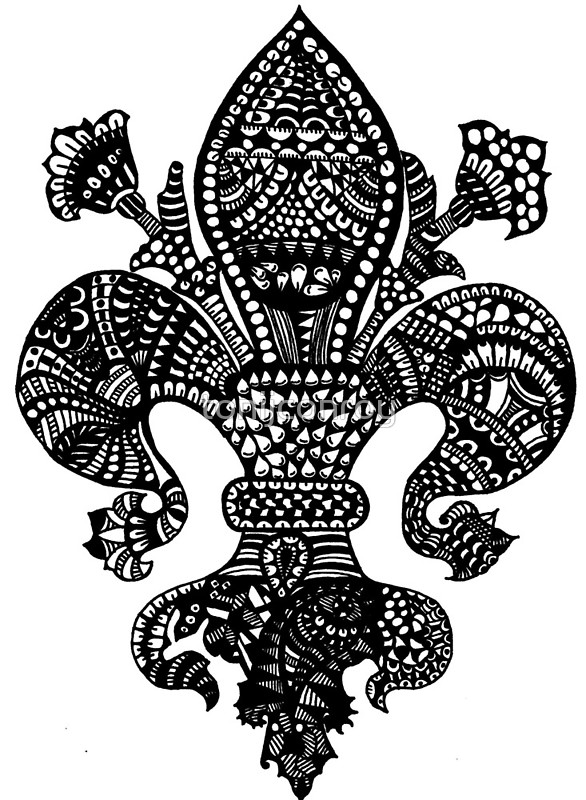 586x800 Fleur De Lis