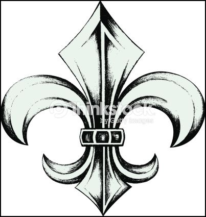 Fleur De Lys Drawing | Free download on ClipArtMag