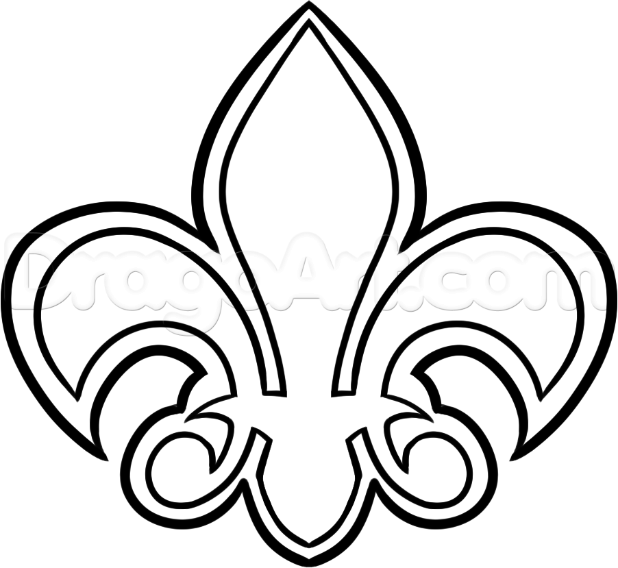 902x829 How To Draw The Saints Row Logo, Step