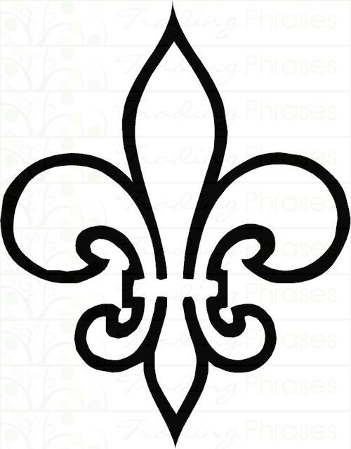 500x639 De Recherche D'images Pour Fleur De Lys Stencil
