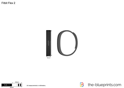 400x283 fitbit flex vector drawing