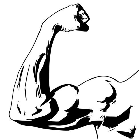490x490 Strong Arm Flex Vector