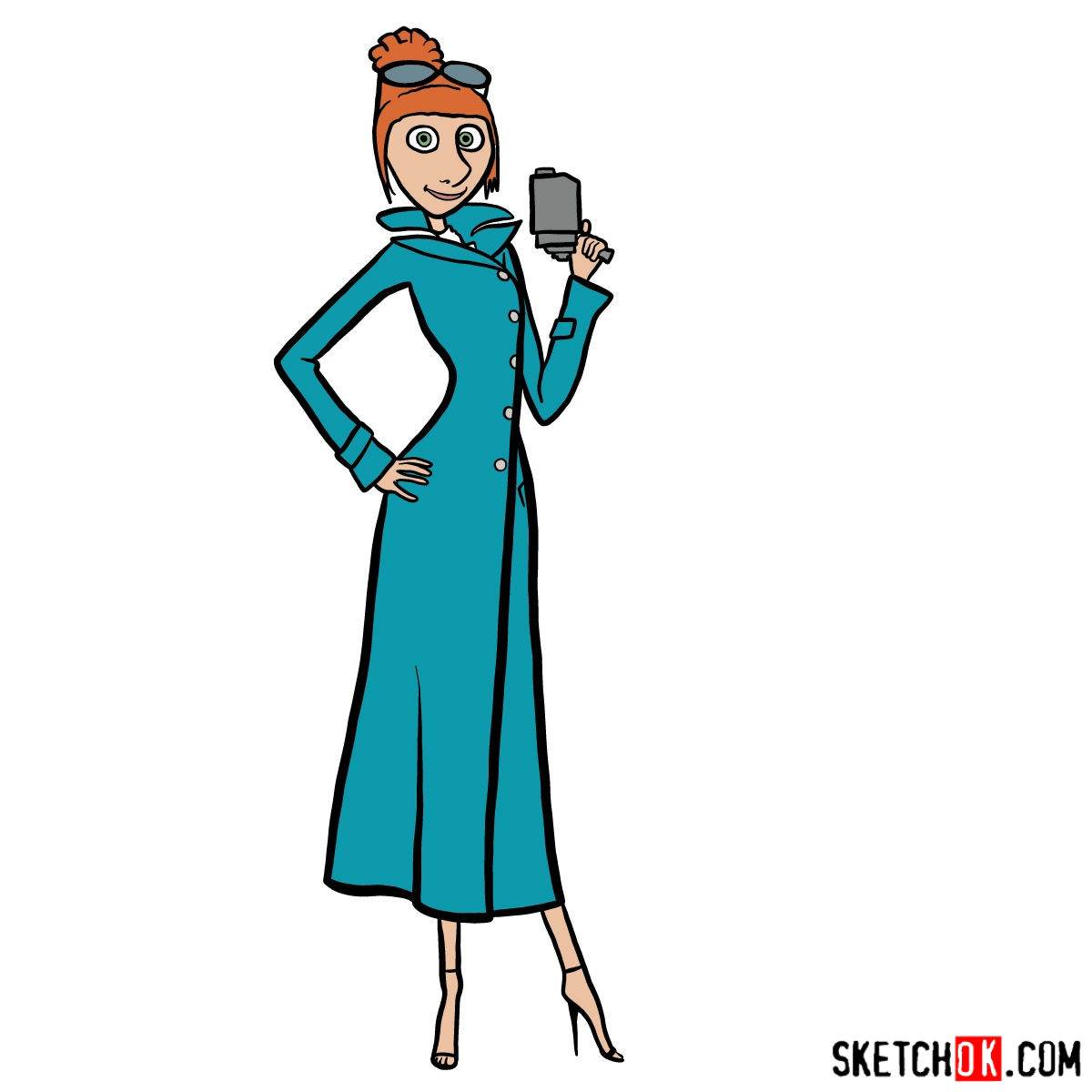 1200x1200 How To Draw Lucy Wilde Despicable Me