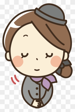 320x473 Male Flight Attendant Clipart Image