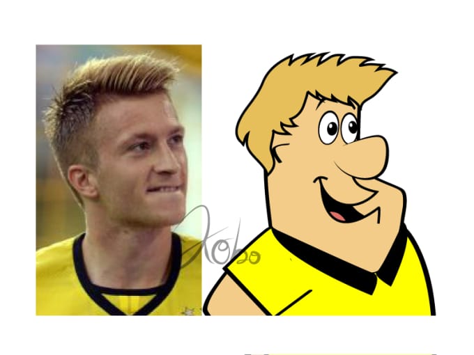 680x510 draw you as flintstone character from photo