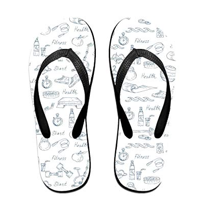 400x400 qr funk unisex fitness start health drawing summer fashion flip