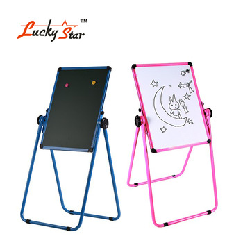 350x350 colorful u stand flipchart easel,movable magnetic drawing board