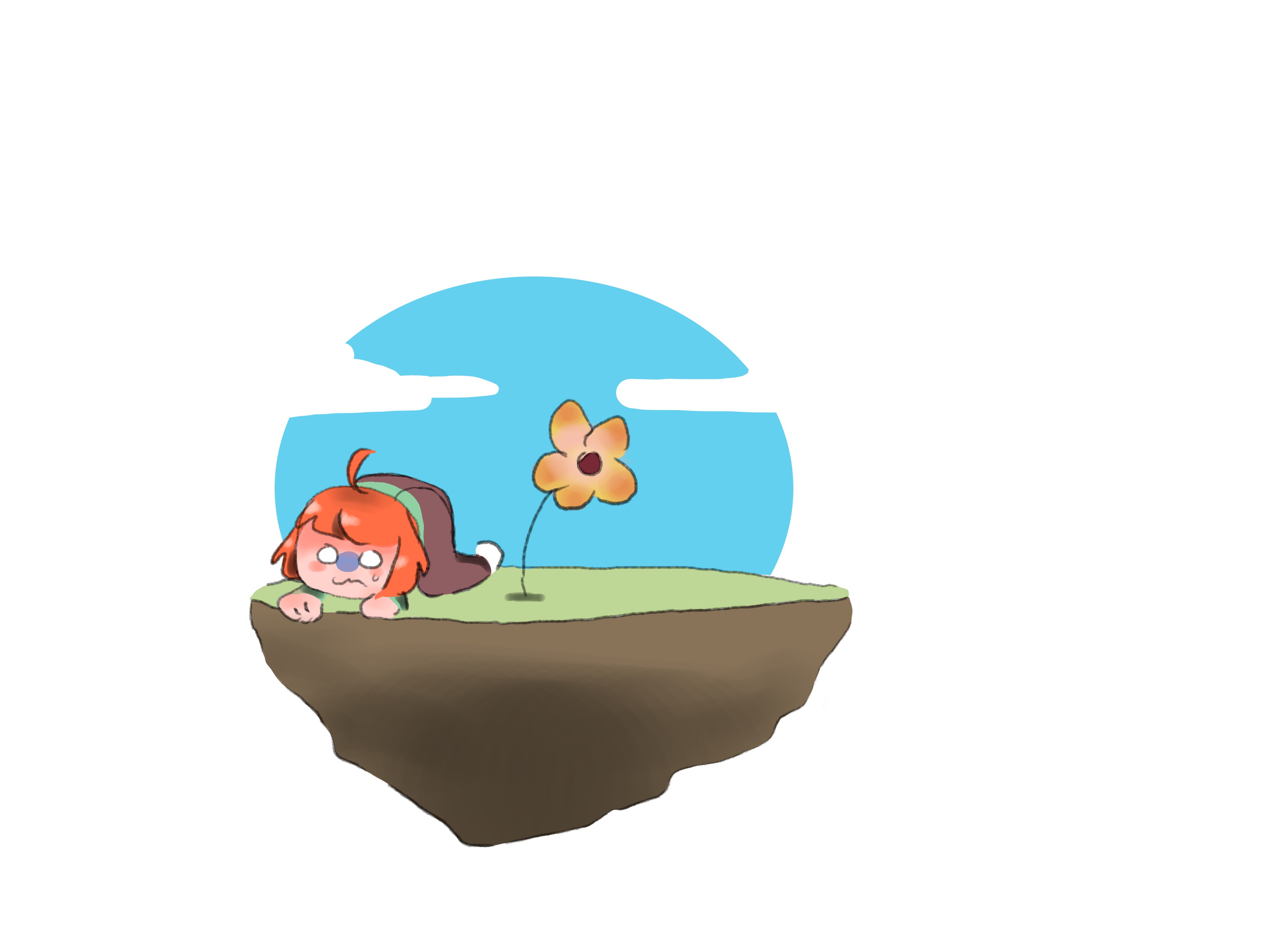 3200x2400 Digital Girl Oc Island Ocs Drawing