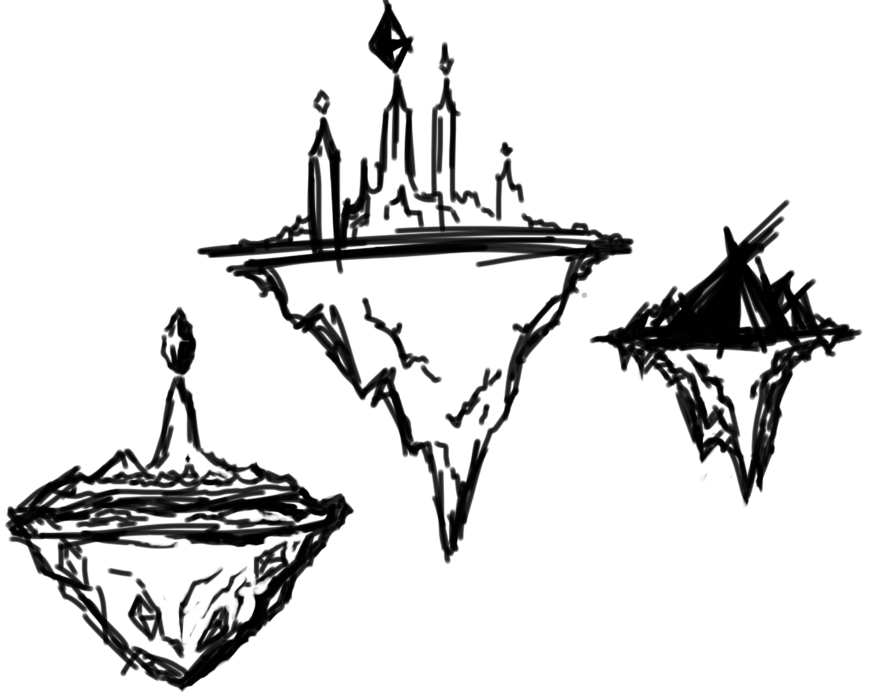 1241x980 Floating Island Doodles