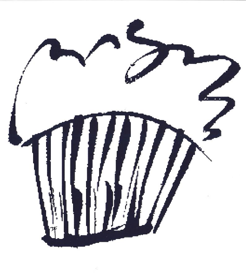795x900 Cupcake Drawing
