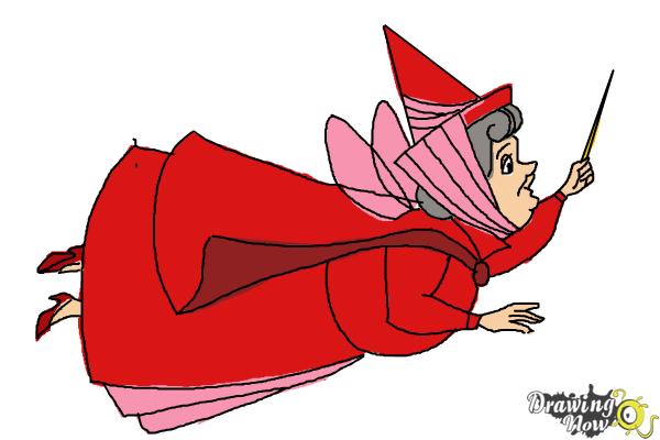 600x400 How To Draw Flora From Sleeping Beauty