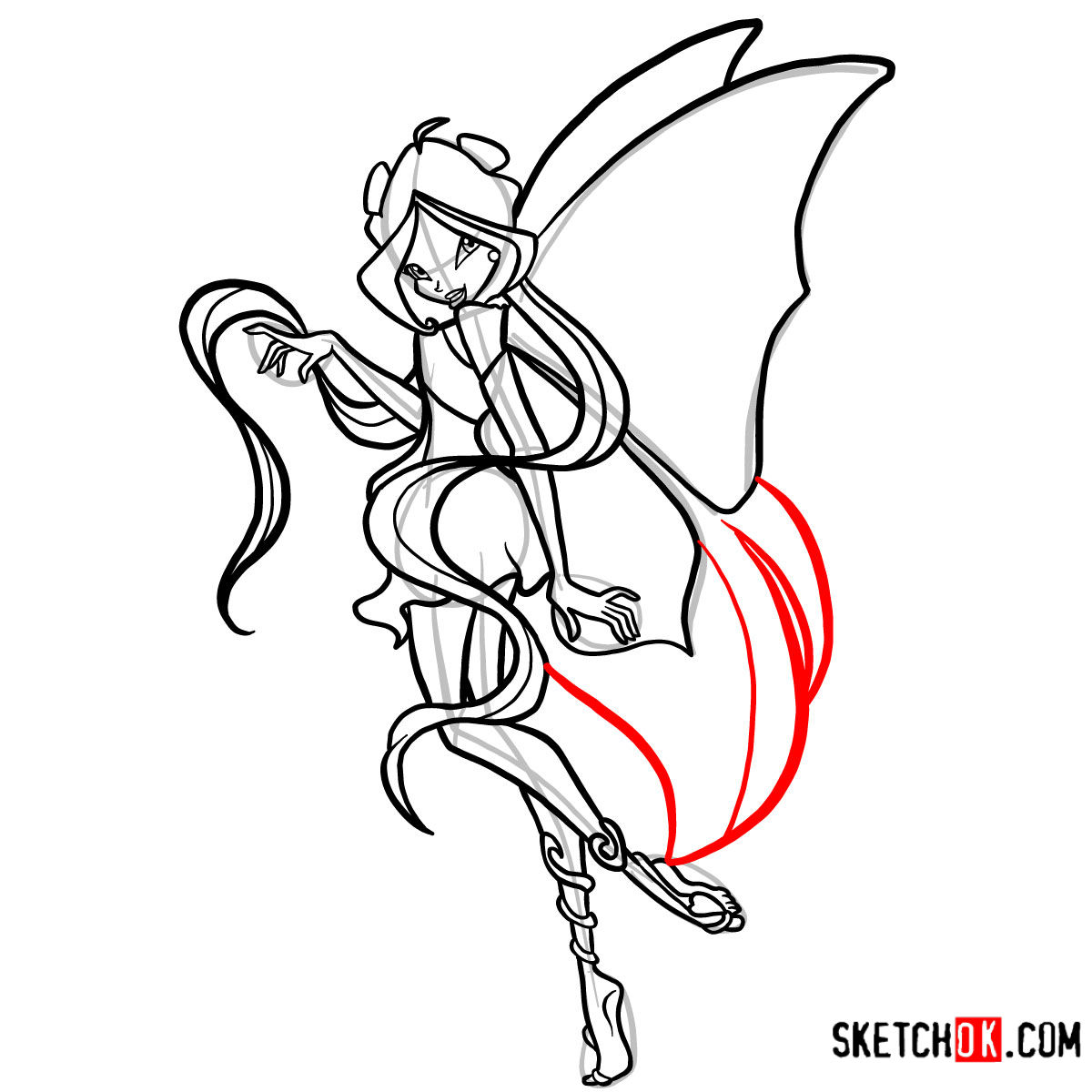 1200x1200 How To Draw Flora Enchantix