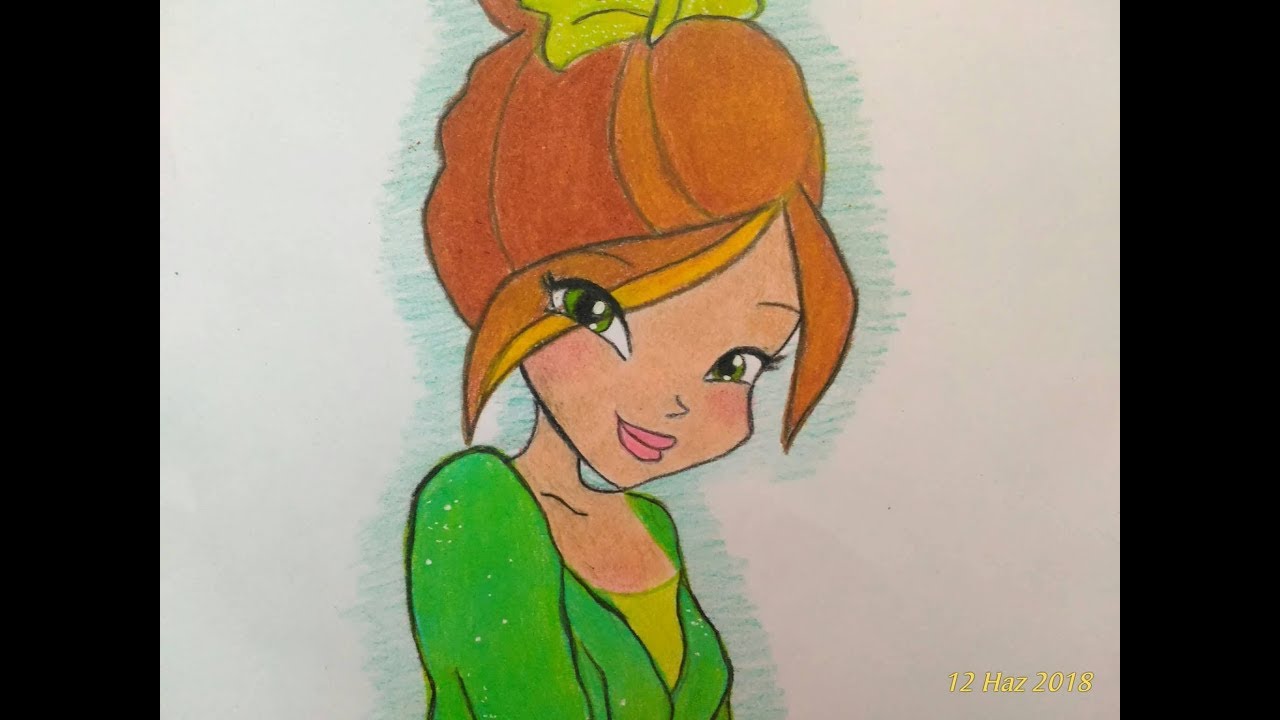 1280x720 winx club flora drawing flora
