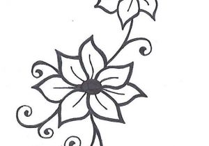 300x210 Flower Art Designs Sketch Simple Flowers Pattern Drawing Simple