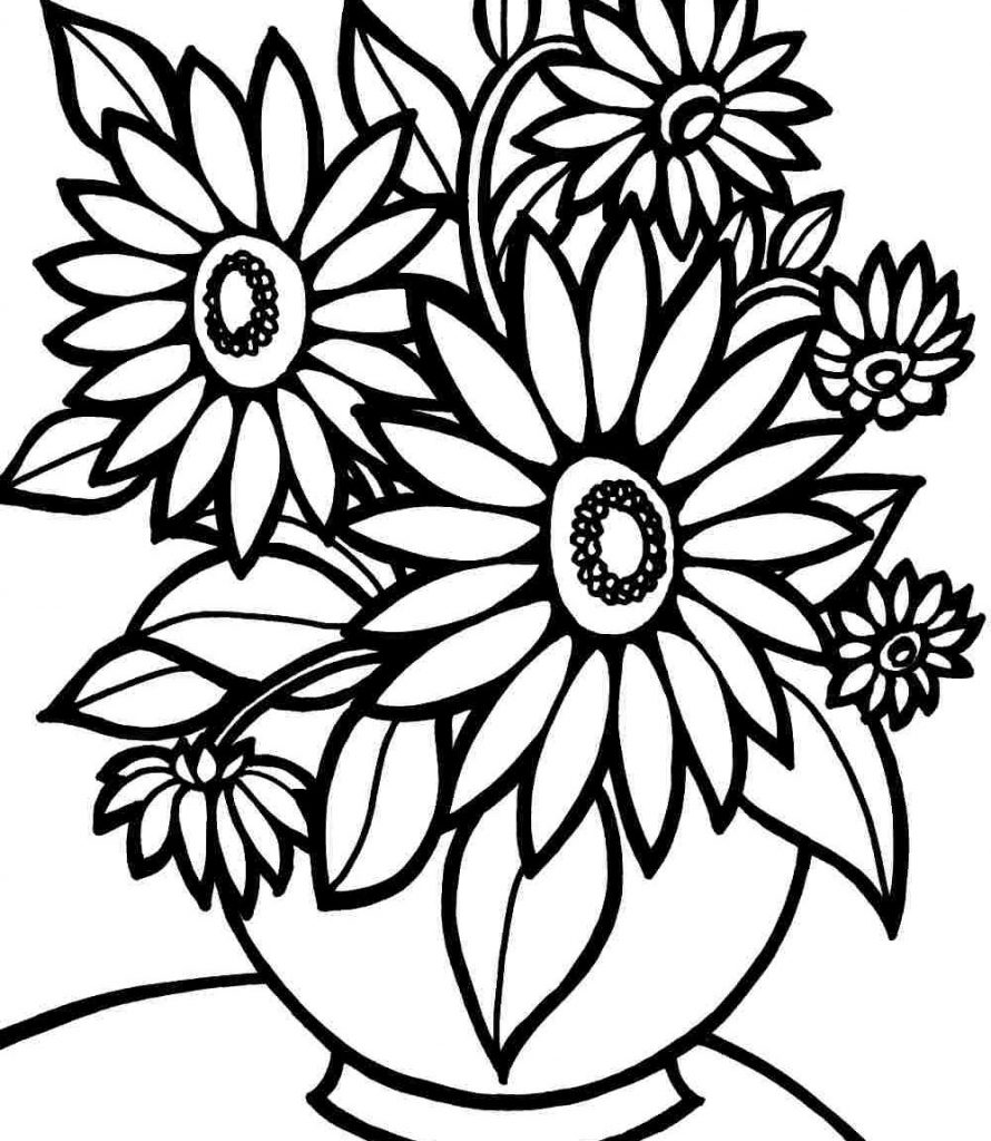 890x1024 emerging pictures of flowers to print and color security colour