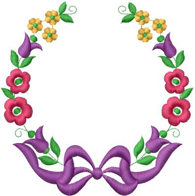 398x400 Floral Wreath Heart Vector Shoulder Tattoo Drawing