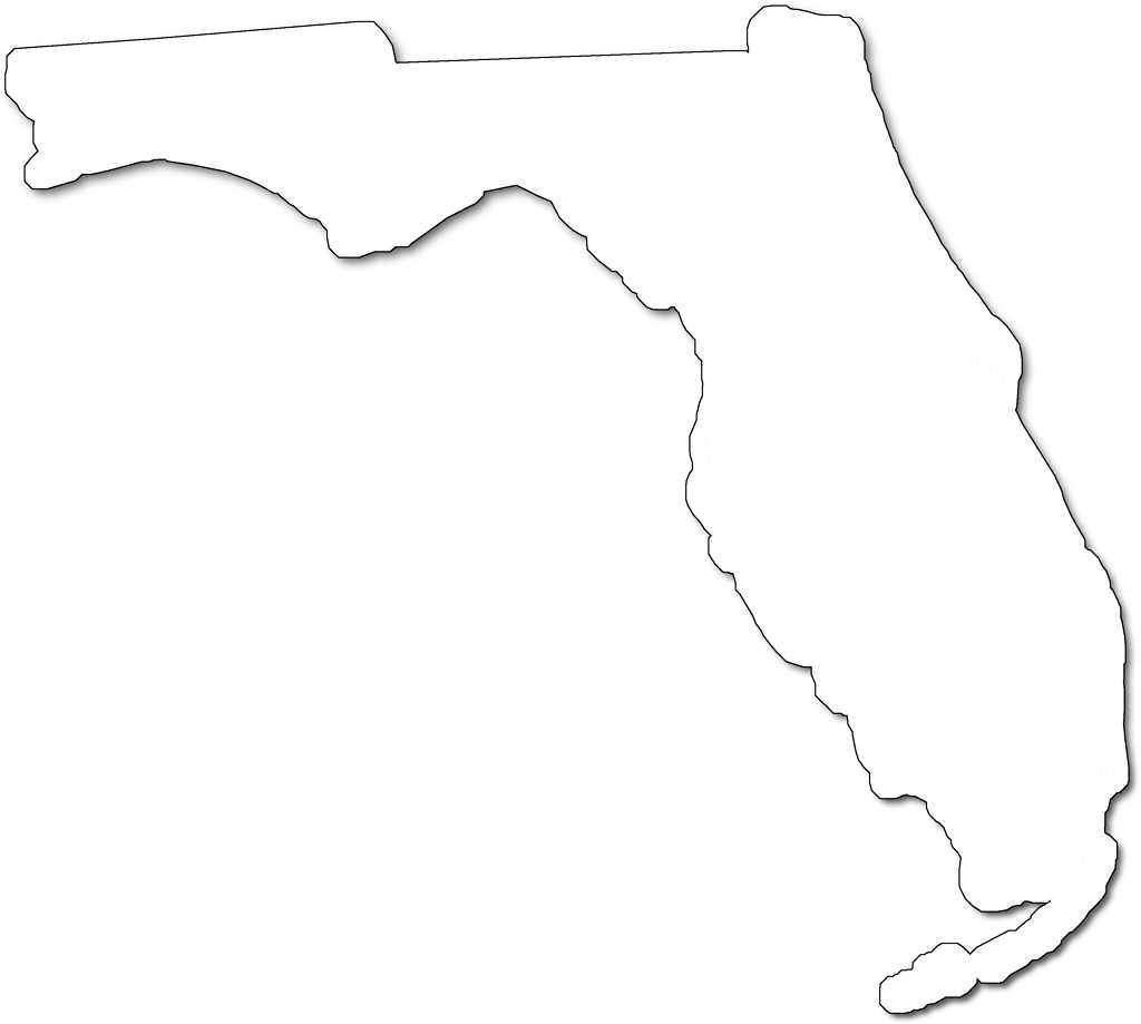 1024x919 Florida Fancy Frame Style Maps In Styles