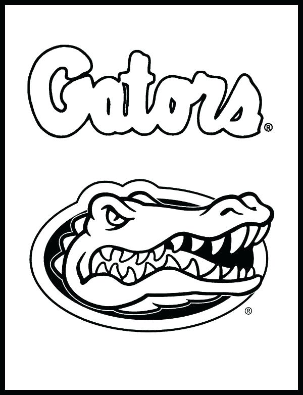 600x782 Gator Coloring Pages Gators Drawing At Com Free For Personal Us