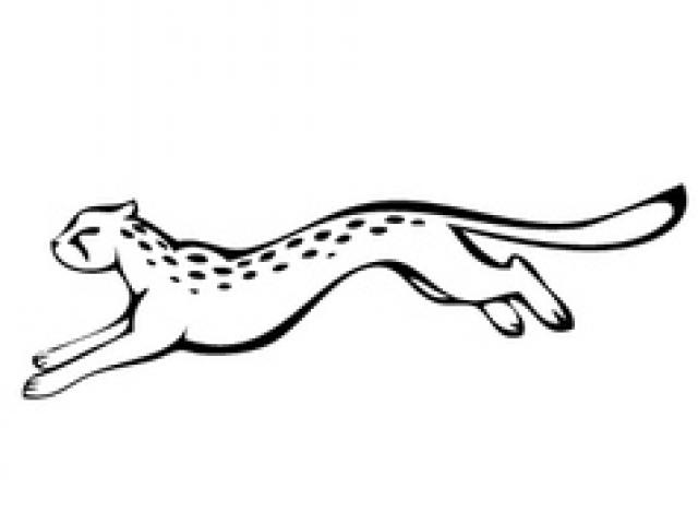 640x480 Free Drawn Panther, Download Free Clip Art