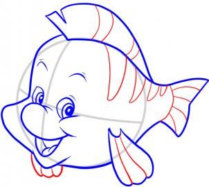 302x270 How To Draw Flounder