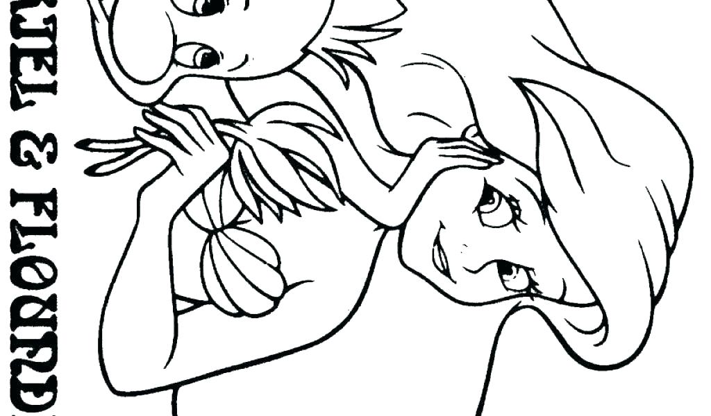 1024x600 Flounder Little Mermaid Coloring Sheet Jafevopusi Top