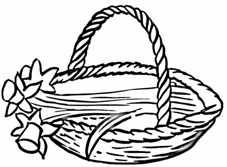 Flower Basket Drawing | Free download on ClipArtMag