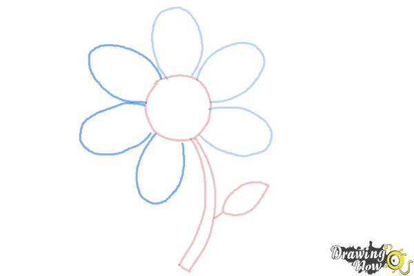 600x400 How To Draw A Flower Easy