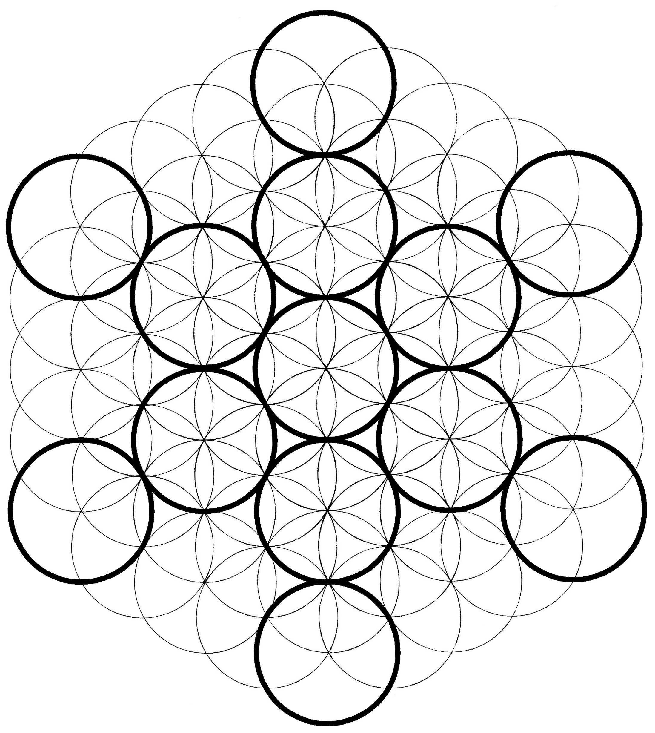 2194x2454 Metatron's Cube How To Draw The Chemical Marriage